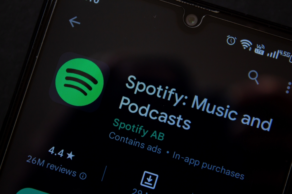 Streamovací služba Spotify získala ve čtvrtletí více uživatelů, než se čekalo
