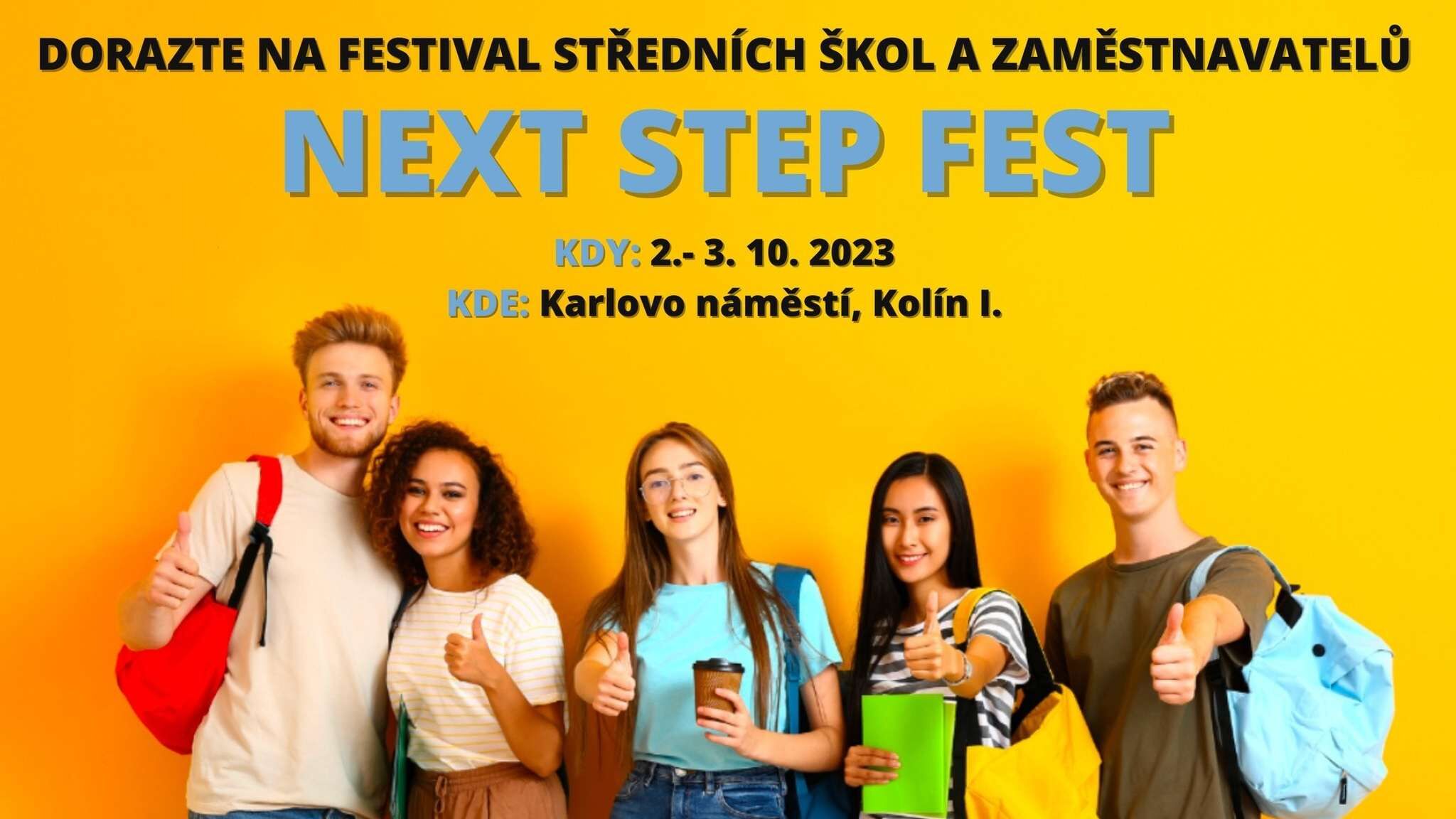 NEXT STEP FEST - festival středních škol a zaměstnavatelů v Kolíně