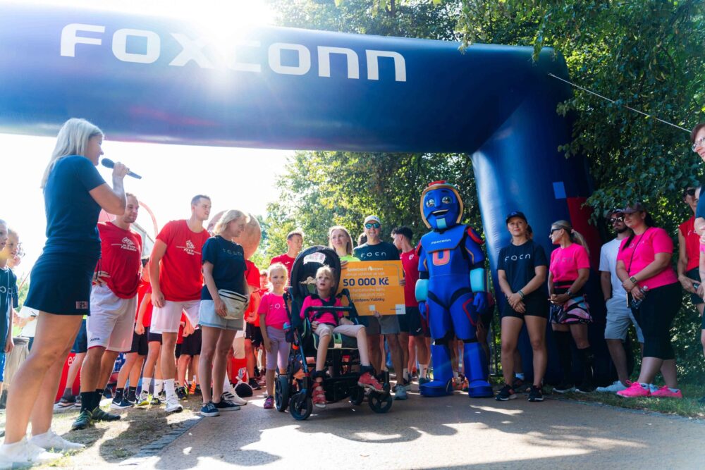 Sportovní park Pardubice: Foxconn Run překonal rekordy a přinesl podporu nemocné Yulince